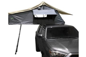 Image of Overland Vehicle Systems Nomadic 2 Extended Roof Top Tent, 2 Person, Dark Gray/Green, 54 x 122 x 51 in, 18029936