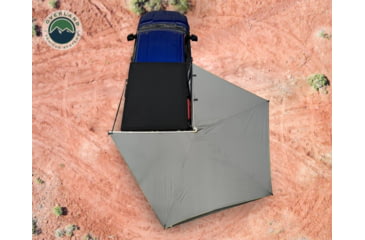 Image of Overland Vehicle Systems Nomadic 270 LT Awning - Passenger Side - Dark Gray Cover With Black Cover Universal, 19569907