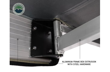 Image of Overland Vehicle Systems Nomadic 270 LT Awning - Passenger Side - Dark Gray Cover With Black Cover Universal, 19569907