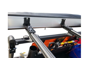 Image of Overland Vehicle Systems Nomadic 270 LT Awning - Passenger Side - Dark Gray Cover With Black Cover Universal, 19569907