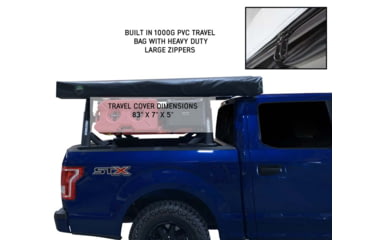 Image of Overland Vehicle Systems Nomadic 270 LT Awning - Passenger Side - Dark Gray Cover With Black Cover Universal, 19569907