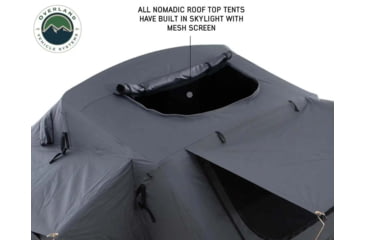 Image of Overland Vehicle Systems Nomadic 4 Extended Roof Top Tent, 4 Person, w/ Annex Base, Dark Gray/Green, 75 x 122 x 51 in, 18141936