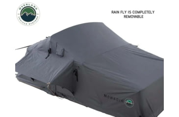 Image of Overland Vehicle Systems Nomadic 4 Extended Roof Top Tent, 4 Person, w/ Annex Base, Dark Gray/Green, 75 x 122 x 51 in, 18141936