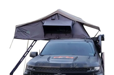 Image of Overland Vehicle Systems Nomadic 4 Extended Roof Top Tent, 4 Person, w/ Annex Base, Dark Gray/Green, 75 x 122 x 51 in, 18141936