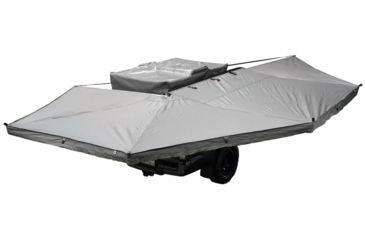 Image of Overland Vehicle Systems Nomadic Awning 270 Cover, Passenger Side, Dark Gray/Black, 240 x 157 x 88.5 in, 19529907