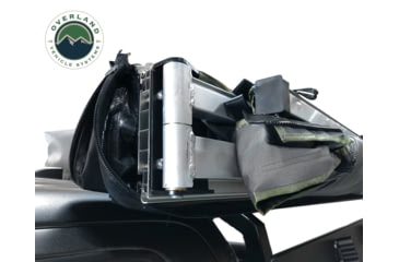 Image of Overland Vehicle Systems Nomadic Awning 270 Degree and Wall 1, 2, &amp; 3, w/Mounting Brackets, Passenger Side, Dark Gray, 19549907