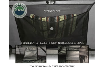 Image of Overland Vehicle Systems Nomadic Extended Roof Top Tent, 2plus Person, With Annex, Dark Gray/Green, 18021936