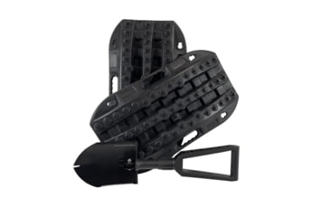 Image of Overland Vehicle Systems Recovery Ramp Winches w/ Multi Functional Shovel Combo Kit, Small, 22-4970