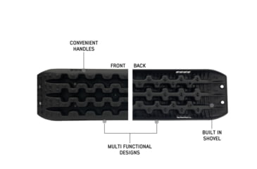 Image of Overland Vehicle Systems Recovery Ramp With Pull Strap and Storage Bag, Black/Gray, Universal, 19169910