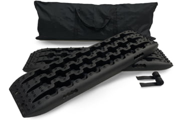 Image of Overland Vehicle Systems Recovery Ramp With Pull Strap and Storage Bag, Black/Gray, Universal, 19169910