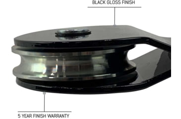 Image of Overland Vehicle Systems Snatch Block, Standard, Gloss, Black, 19139805