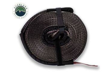 Image of Overland Vehicle Systems Tow Strap, 20000 lbs, 2in x 30ft, Black, 19059916