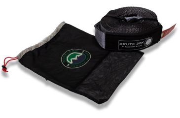 Image of Overland Vehicle Systems Tow Strap, 30000 lbs, 3in x 30ft, Black, 19069916