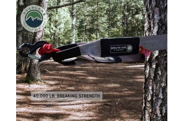Image of Overland Vehicle Systems Tow Strap, 40000 lbs, 4in x 8ft, Black, 19079916