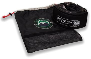 Image of Overland Vehicle Systems Tow Strap, 40000 lbs, 4in x 8ft, Black, 19079916