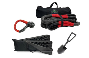 Image of Overland Vehicle Systems Ultimate Recovery Package, Brute Kinetic Rope, Recovery Shovel, Recovery Ramp, 5/8in Soft Shackle, 33-0502