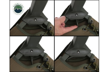 Image of Overland Vehicle Systems Wild Land Camping Gear Chair, 400 lbs Weight Capacity, Tan, 26029910