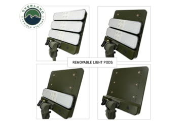 Image of Overland Vehicle Systems Wild Land Camping Gear - Encounter Light With 3 Removeable Pods, Green, 15059901