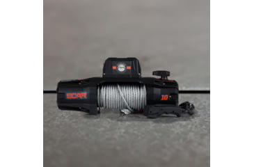 Image of Overland Vehicle Systems Winch w/ Steel Cable Wireless Remote, 10.0 Winch, 19089901