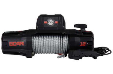 Image of Overland Vehicle Systems Winch w/ Steel Cable Wireless Remote, 12.0 Winch, 19119901