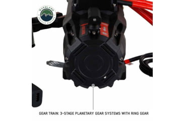 Image of Overland Vehicle Systems Winch w/ Steel Cable Wireless Remote, 12.0 Winch, 19119901