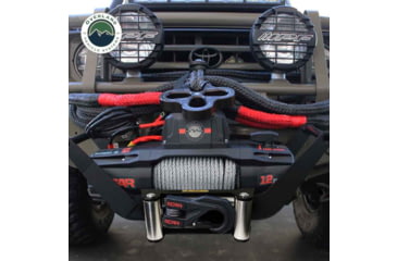 Image of Overland Vehicle Systems Winch w/ Steel Cable Wireless Remote, 12.0 Winch, 19119901