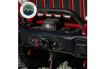 Image of Overland Vehicle Systems Winch w/ Steel Cable Wireless Remote, 12.0 Winch, 19119901