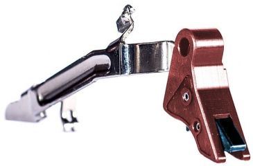 Image of Overwatch Precision DAT Trigger for .45 ACP, 10mm Auto, Black Cherry Shoe/Midnight Blue Safety, 26243