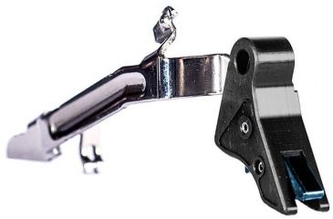 Image of Overwatch Precision DAT Trigger for .45 ACP, 10mm Auto, Black Shoe/Blue Safety, 26223