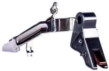 Image of Overwatch Precision DAT Trigger for .45 ACP, 10mm Auto, Gunmetal Gray/Black Cherry Safety, 26294