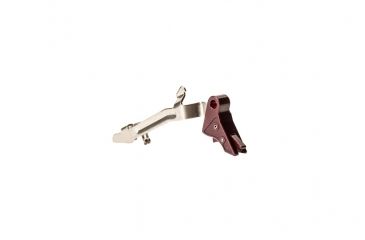 Image of Overwatch Precision DAT Trigger for .45 ACP, 10mm Auto, Black Cherry Shoe/Black Cherry Safety, 26244