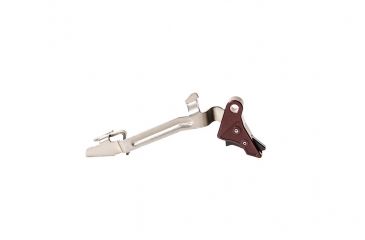 Image of Overwatch Precision DAT Trigger for .45 ACP, 10mm Auto, Black Cherry Shoe/Black Safety, 26242