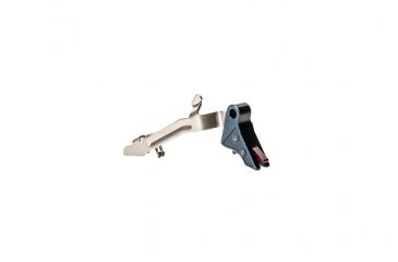 Image of Overwatch Precision DAT Trigger for .45 ACP, 10mm Auto, Blue Shoe/Black Cherry Safety, 26234