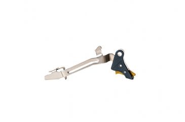 Image of Overwatch Precision DAT Trigger for .45 ACP, 10mm Auto, Midnight Blue Shoe/Burned Gold Safety, 26235