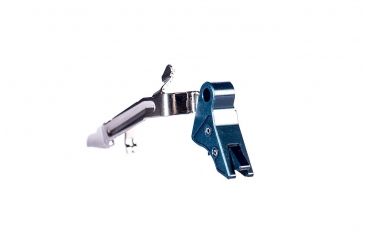 Image of Overwatch Precision DAT Trigger for .45 ACP, 10mm Auto, Blue Shoe/Blue Safety 26233