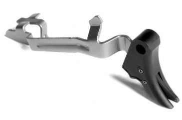 Image of Overwatch Precision Falx Trigger for Glock 42, Flat, Hard Coat Anodized, Black/Blue, 27527