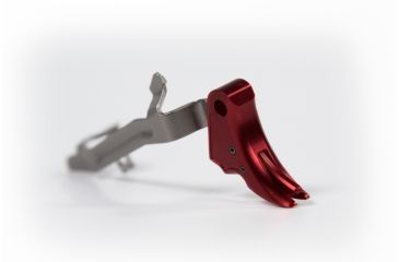 Image of Overwatch Precision Falx Trigger, Bright Red Shoe/Bright Red Safety, Glock 43, 28566