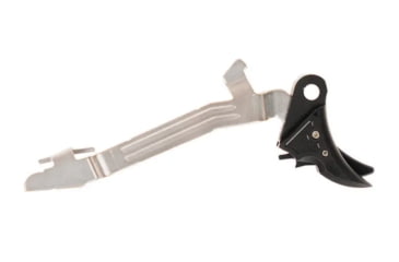 Image of Overwatch Precision Falx Trigger for Glock 19X, Flat, Hard Coat Anodized, Black/Black, 25722