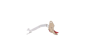Image of Overwatch Precision Falx Trigger for Smith and Wesson, Curved, NP3, FDE/Red, 445F6