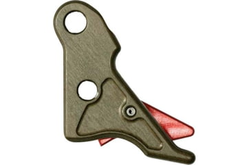Image of Overwatch Precision TAC CZ P10 Pistol Trigger Kit, FDE/Red, 753F6