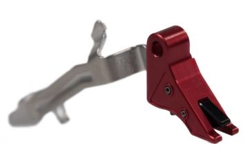 Image of Overwatch Precision TAC Trigger Shoe Only, Bright Red Shoe/Black Safety, Glock Handguns, 20362