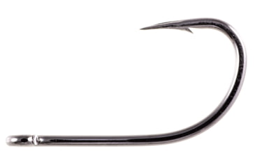 Image of Owner Hooks Aki Pro Pack Hook, Black Chrome, 8/0, 5370-181