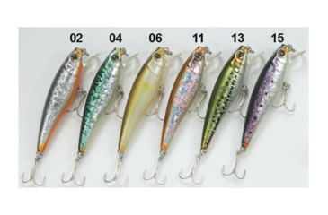 Image of Owner Hooks Ripn Minnow 65, Green Tiger, 04, RM65-04