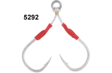 Image of Owner Hooks Twin Dancing Stinger SJF41, Short, 155lb, Size 3/0, 5292-139