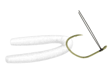 Image of Owner Hooks Weedless Wacky Hook, Camo Green, 1/0, 5172-116