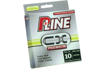 Image of P-Line CX Premium Fluorocarbon-Coated Mono Filler Spool 10lb 300yd Moss Green, CXFMG-10