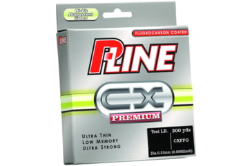 Image of P-Line CX Premium Fluorocarbon-Coated Mono Filler Spool 25lb 300yd Flour Green, CXFFG-25