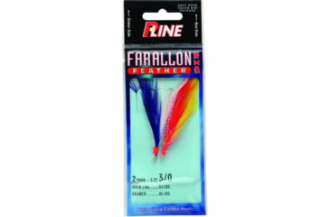 Image of P-Line Farallon Feather 2 Hooks, Mix, Size 5/0, FF-5/0-MIX
