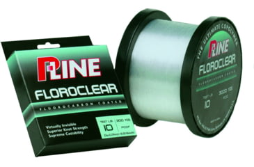 Image of P-Line Floroclear Fluorocarbon Coated Mono, Clear, 10lb 300Yd, FCCF-10