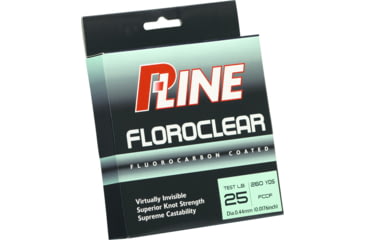 Image of P-Line Floroclear Fluorocarbon Coated Mono, Clear, 25lb 260Yd, FCCF-25